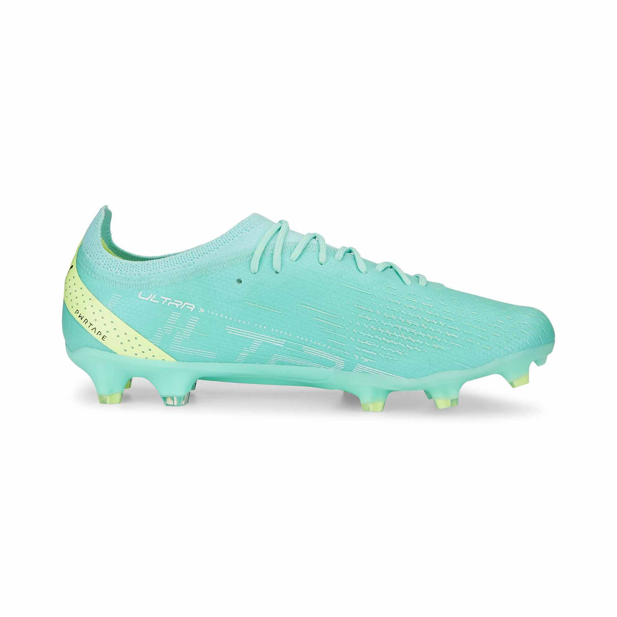 Puma Ultra Ultimate FG/AG chaussures de soccer a crampons - Electric Peppermint / Puma White / Fast Yellow