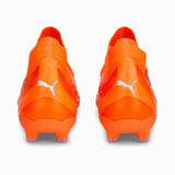 Puma Ultra Pro FG/AG souliers de soccer enfant talons- orange / white / blue glimmer