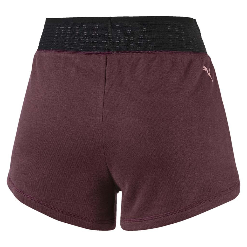 Puma Women&#39;s Logo Shorts 3 pour femme bourgogne rv