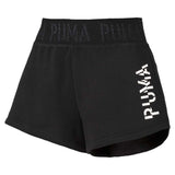 Puma Women's Logo Shorts 3 pour femme noir