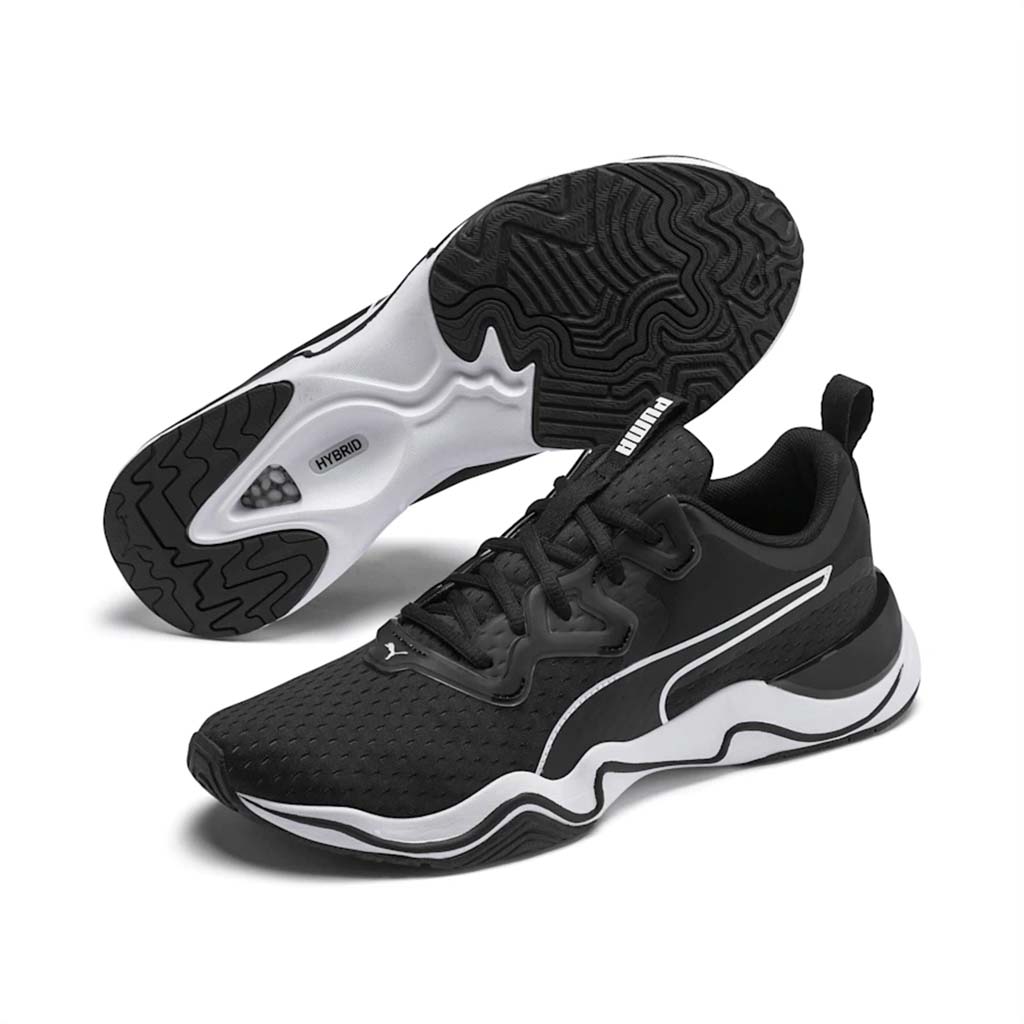 Puma Zone XT Metal chaussures d'entrainement pour homme noir blanc paire