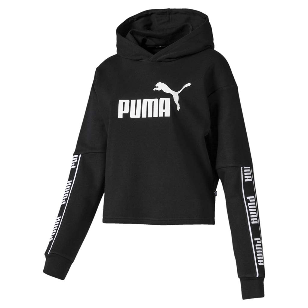 Puma Amplified Women&#39;s Cropped Hoodie black
