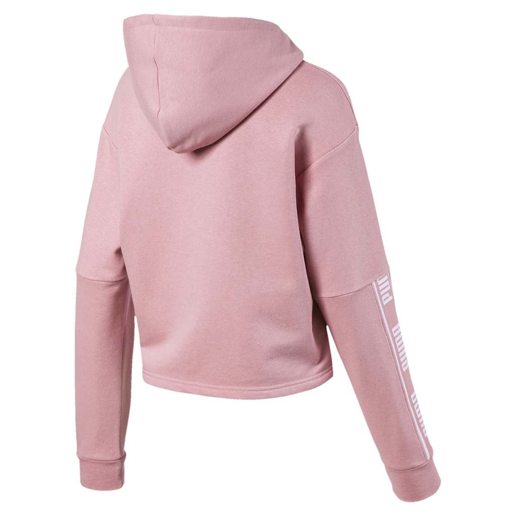 Puma Amplified Women's Cropped Hoodie bridal rose rv