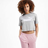 Puma Amplified Women's Cropped Tee gris lv