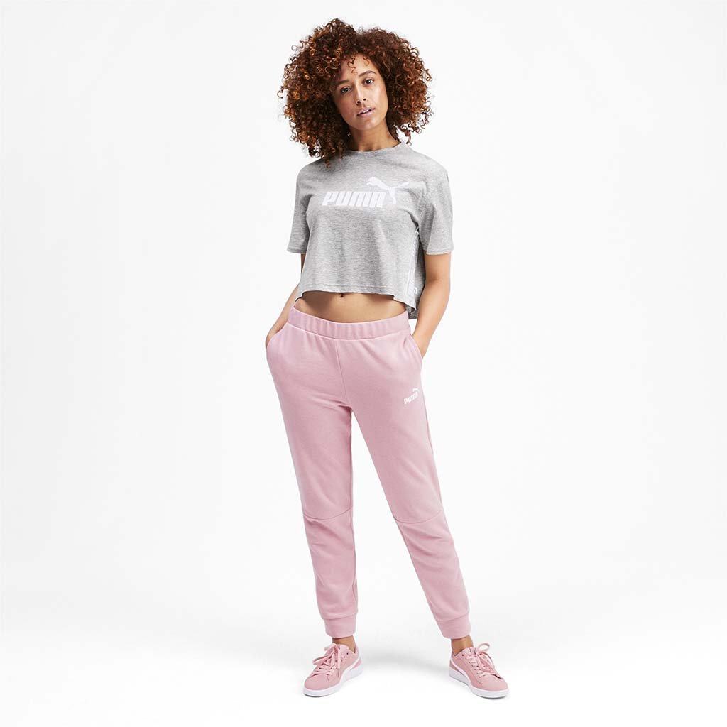 Puma Amplified Women&#39;s Cropped Tee gris lv3