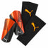 Puma ftblNXT Team protège-tibias de soccer avec manchons orange / noir