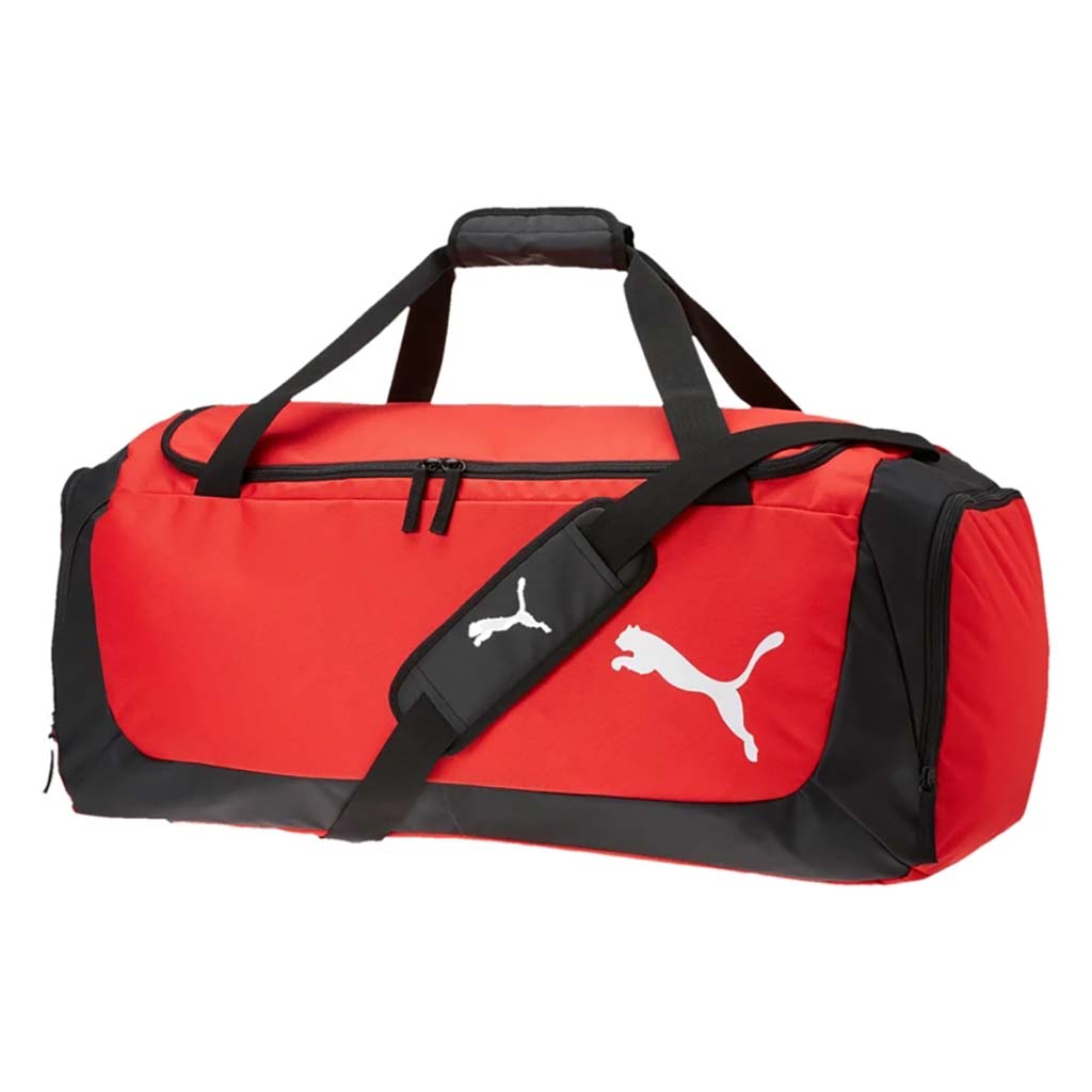 Puma Football Medium Duffle Bag Sac de soccer rouge