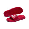 Puma PopCat sandales de bain hibiscus rouge blanc paire