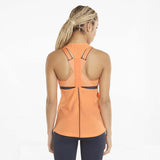 Puma Run First Mile Tank camisole de course femme apricot dos