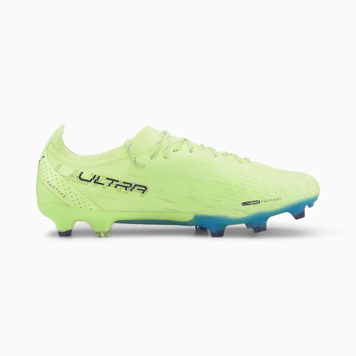 Souliers de soccer Puma Ultra Ultimate FG/AG adulte - fizzy light parisian night lateral