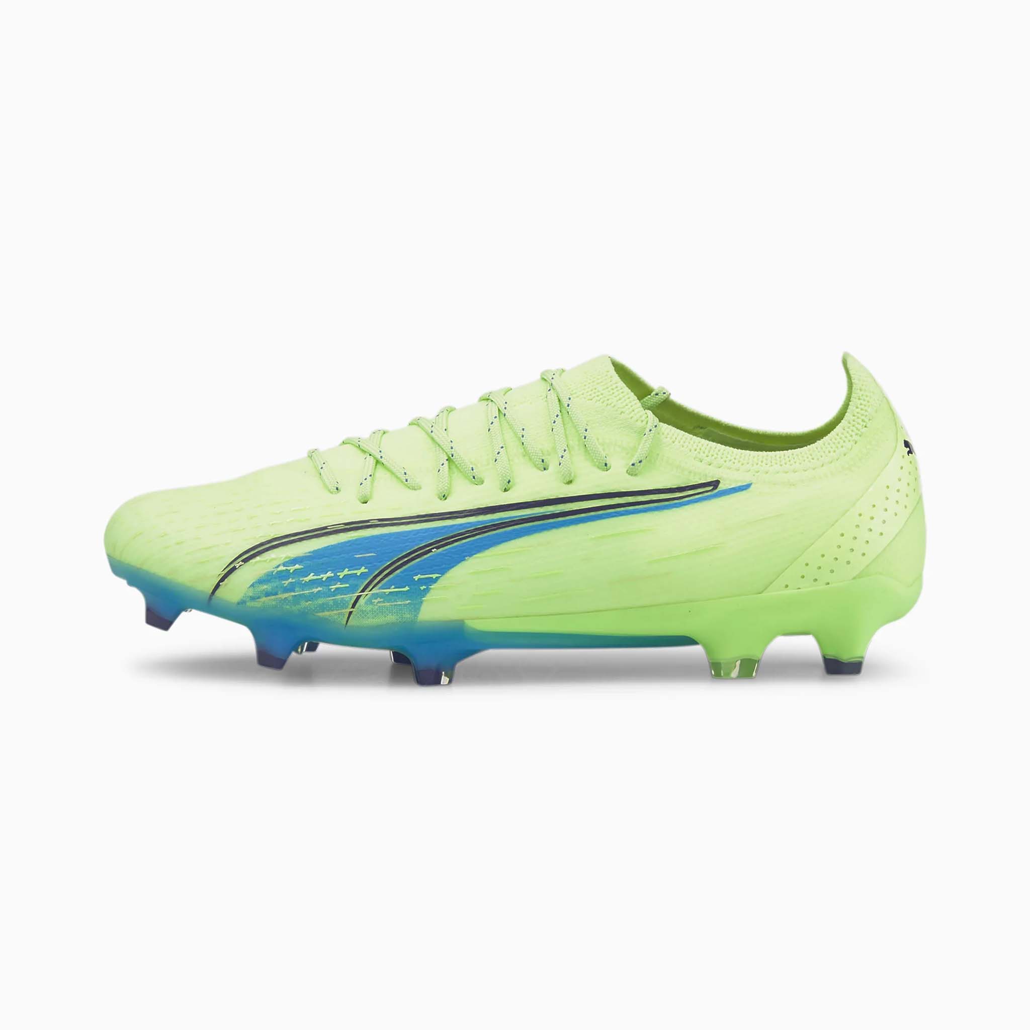 Puma Ultra Ultimate FG/AG soccer shoes for adults Fizzy Light / Parisian  Night / Blue Glimmer / 7