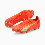 Souliers de soccer Puma Ultra Ultimate FG/AG adulte -fiery coral fizzy light paire