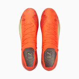 Souliers de soccer Puma Ultra Ultimate FG/AG adulte -fiery coral fizzy light empeigne