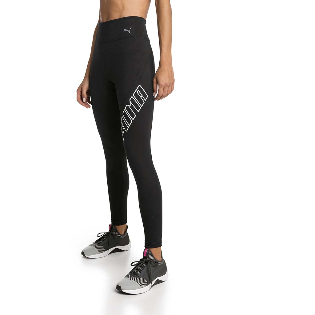 Puma Yogini Logo legging sport femme noir lv1