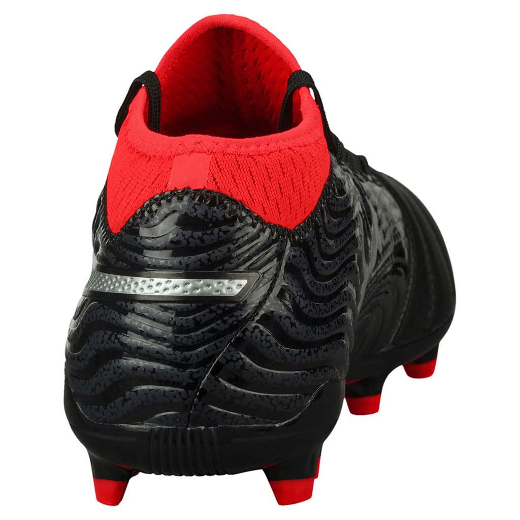 Puma One 18.3 FG chaussure de soccer noir argent rouge rv