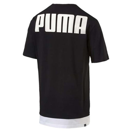 Puma Rebel t-shirt pour homme noir dos
