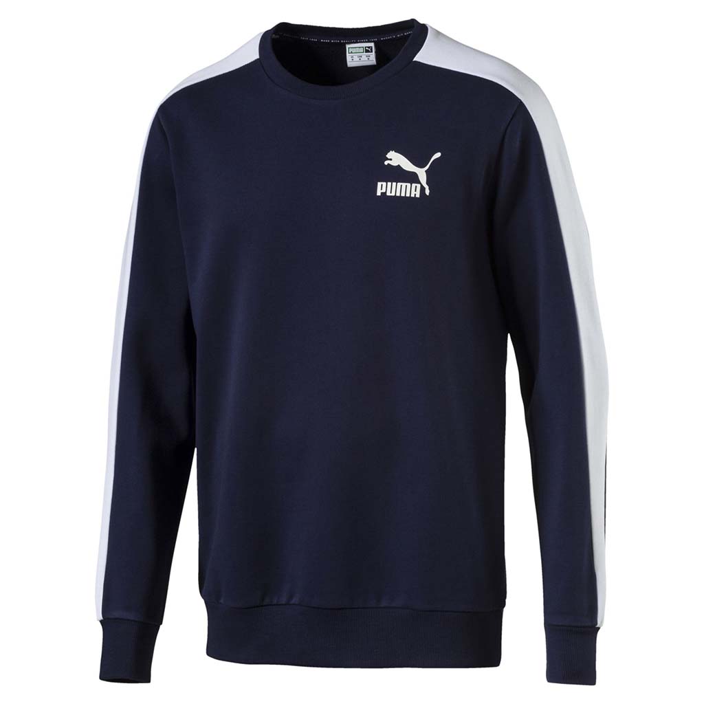 Puma Chandail en molleton Puma Classic T7 Logo Crew pour homme