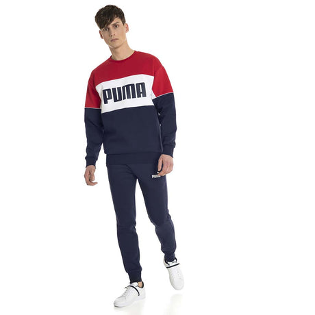 Puma Chandail en molleton Puma Retro Crew Neck pour homme