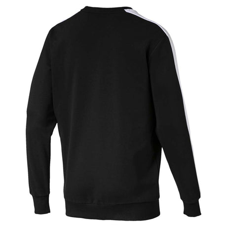 Chandail en molleton Puma Classic T7 Logo Crew noir pour homme rv