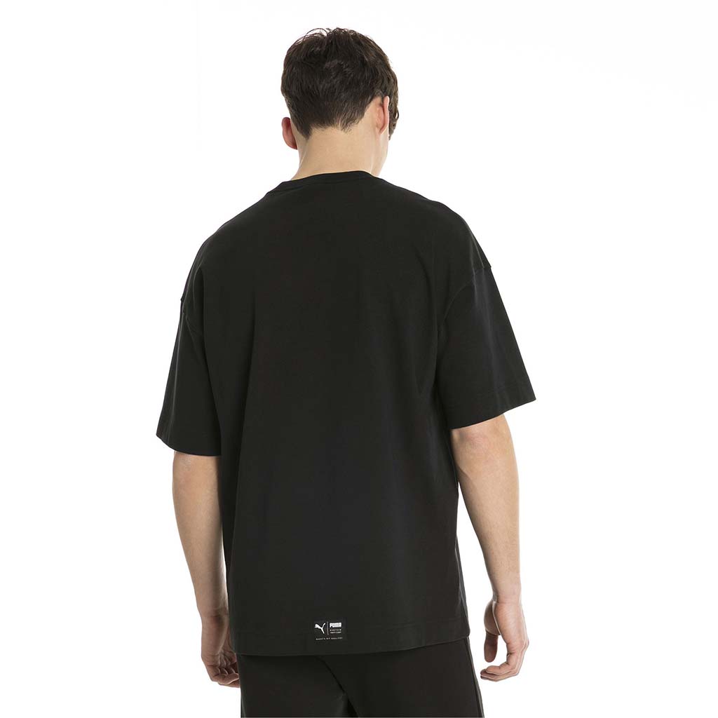 T-shirt Puma Downtown Tee manches courtes noir pour homme lv3