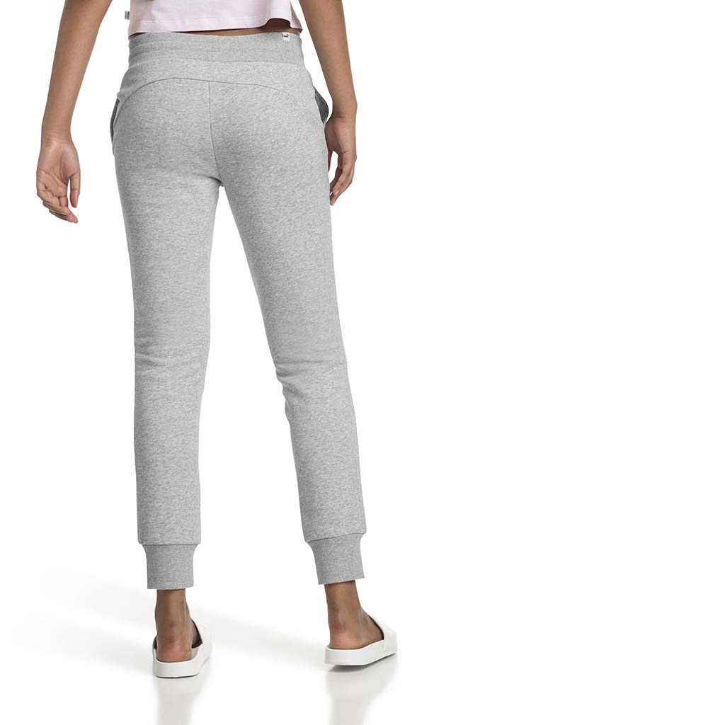 Pantalon de survetement Puma Essential Sweatpants gris pour femme lv3