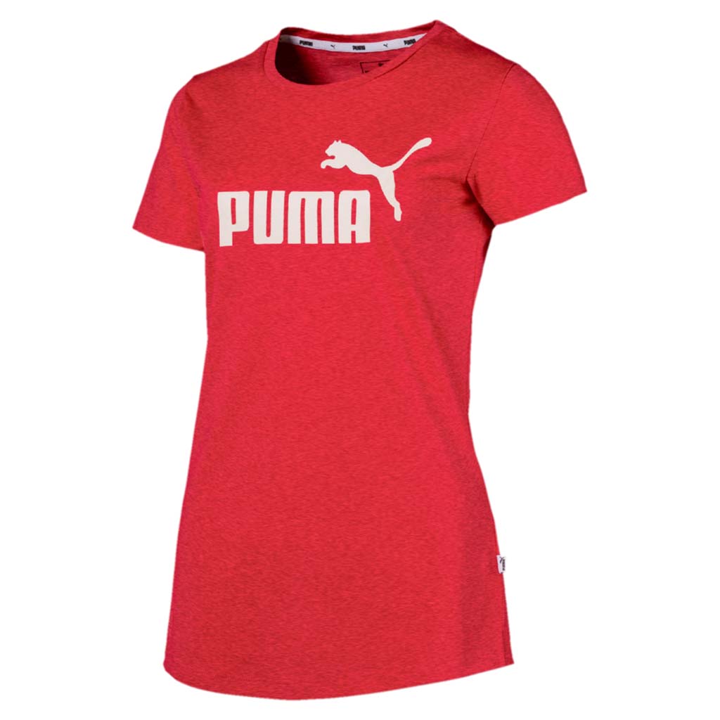 T-shirt Puma Essential chiné rouge
