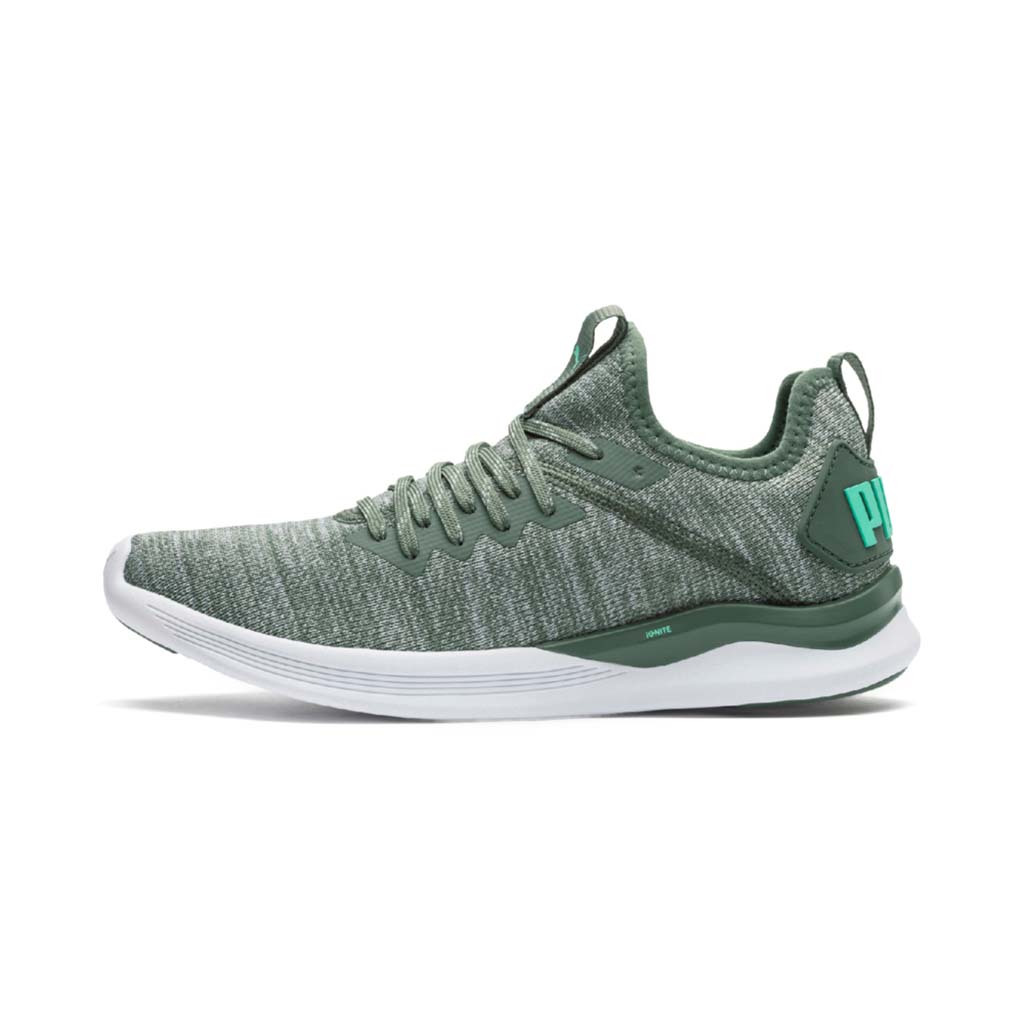Puma Ignite Flash Evoknit chaussure d&#39;entrainement femme vert