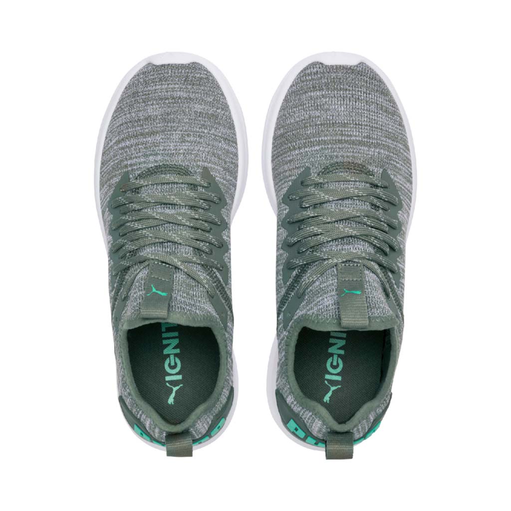 Puma ignite flash evoknit green hot sale