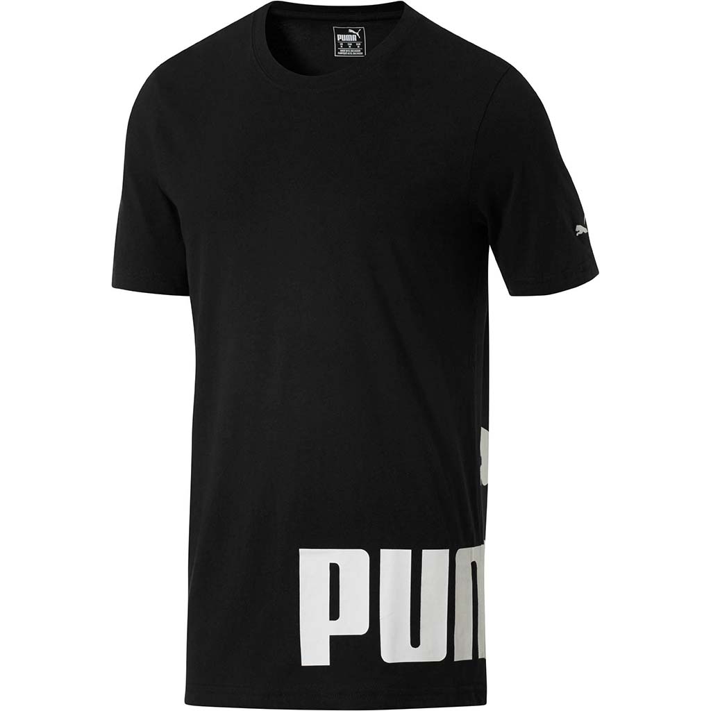 T-shirt Puma No 1 Logo Wrap Tee noir pour homme
