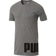 T-shirt Puma No 1 Logo Wrap Tee gris pour homme