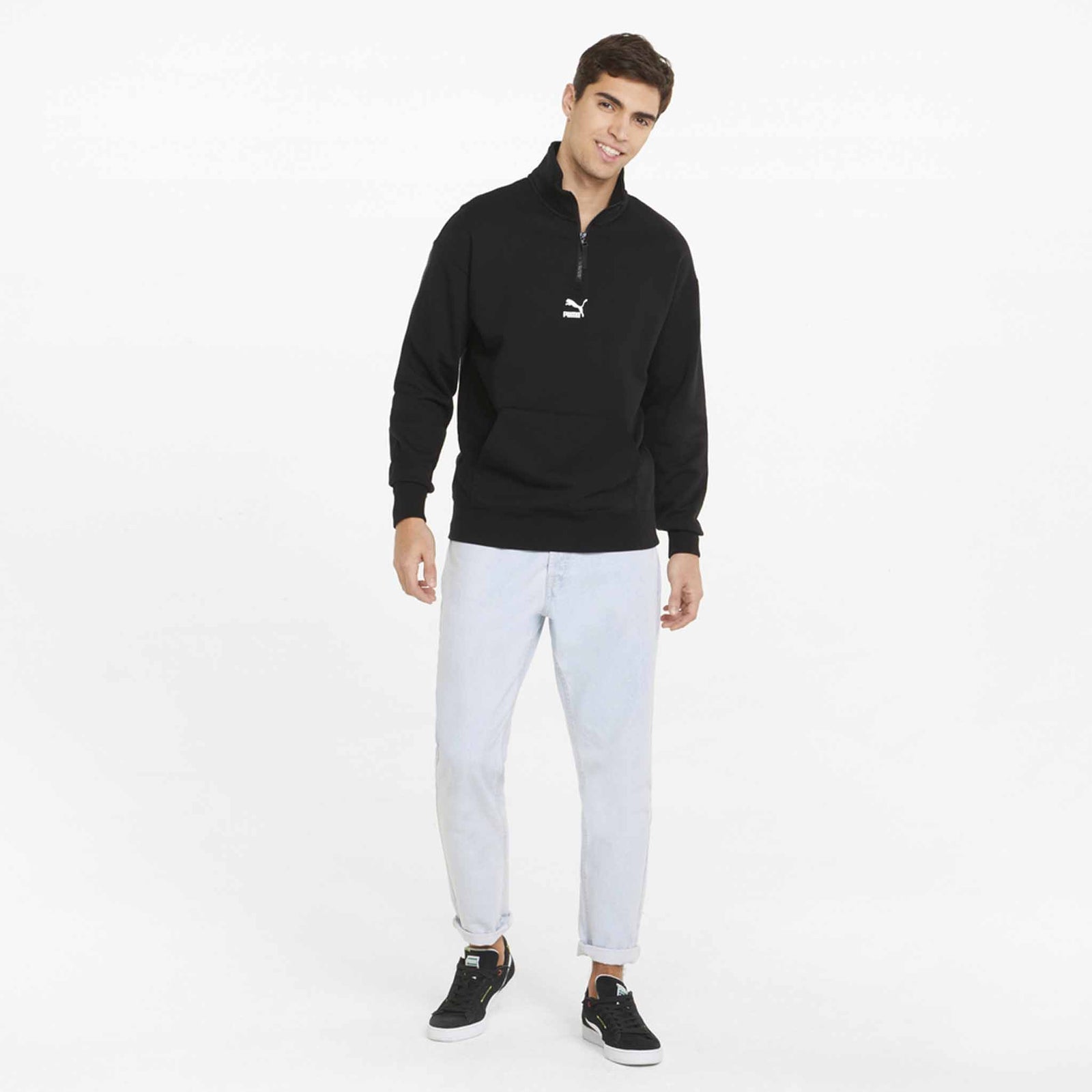Puma Puma Classics Half-Zip Crew chandail demi-zip pour homme