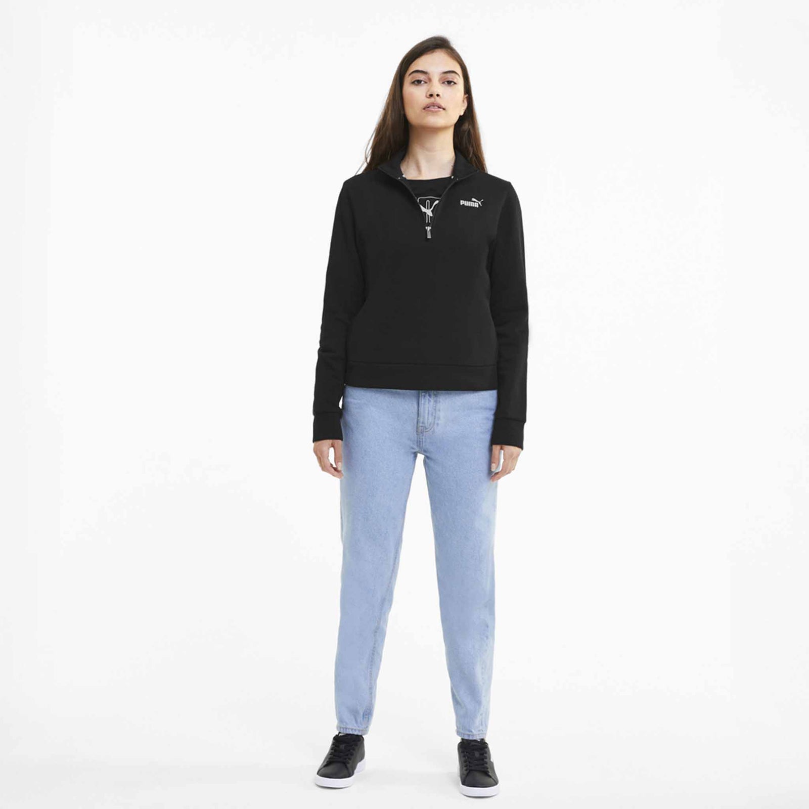 Puma Puma Essential Half-zip Crew FL pour femme