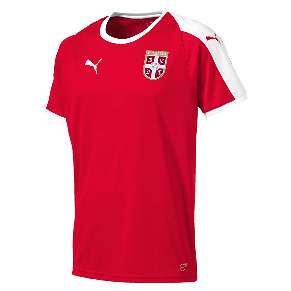 Puma Serbie domicile maillot de soccer junior Coupe du Monde 2018