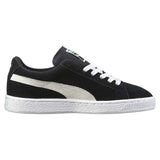 Puma Suede Junior chaussure pour enfant noir blanc lv