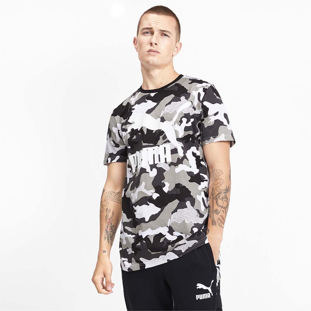 Puma T-shirt Puma Classic AOP manches courtes pour homme