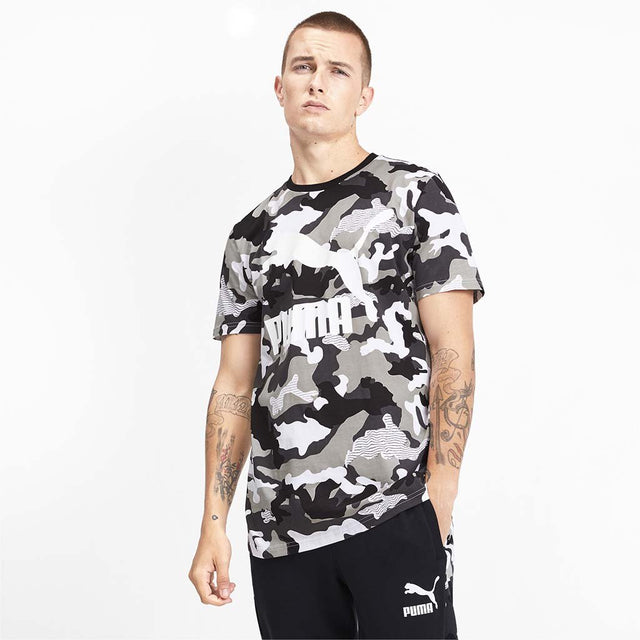 Puma T-shirt Puma Classic AOP manches courtes pour homme