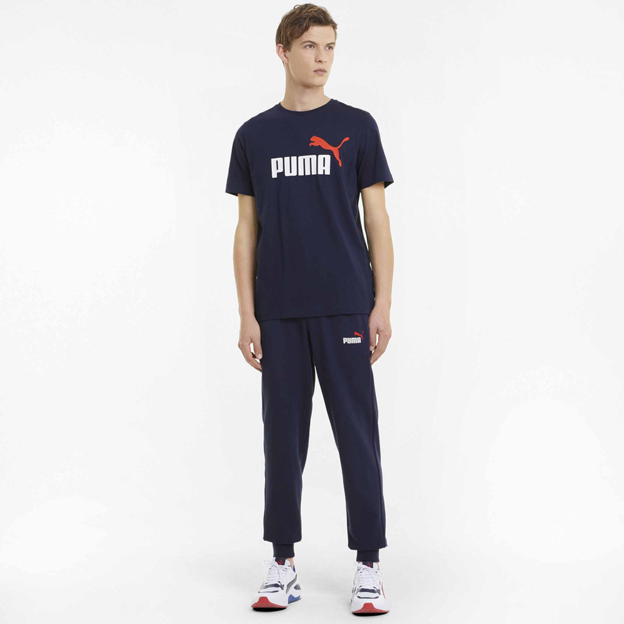 Puma T-shirt Puma Essential+ 2 Colour logo pour homme
