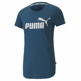 Puma T-shirt Puma Essential chiné à manches courtes pour femme