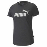 Puma T-shirt Puma Essential chiné à manches courtes pour femme