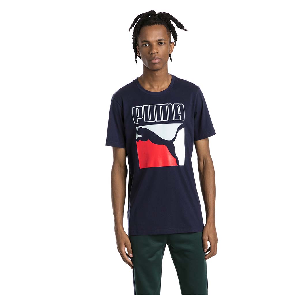 Puma T-shirt Puma Graphic Box Logo manches courtes pour homme