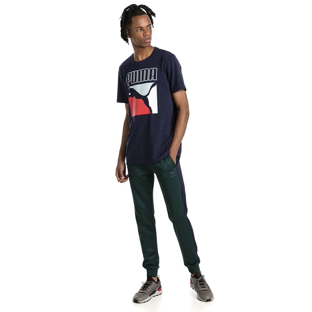 Puma T-shirt Puma Graphic Box Logo manches courtes pour homme