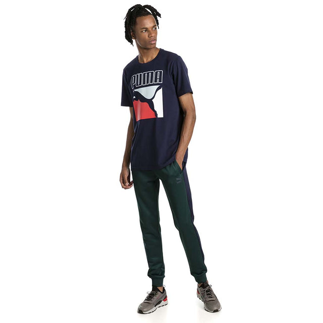 Puma T-shirt Puma Graphic Box Logo manches courtes pour homme
