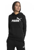 Sweatshirt a capuche Puma Essential Fleece noir pour femme lv1