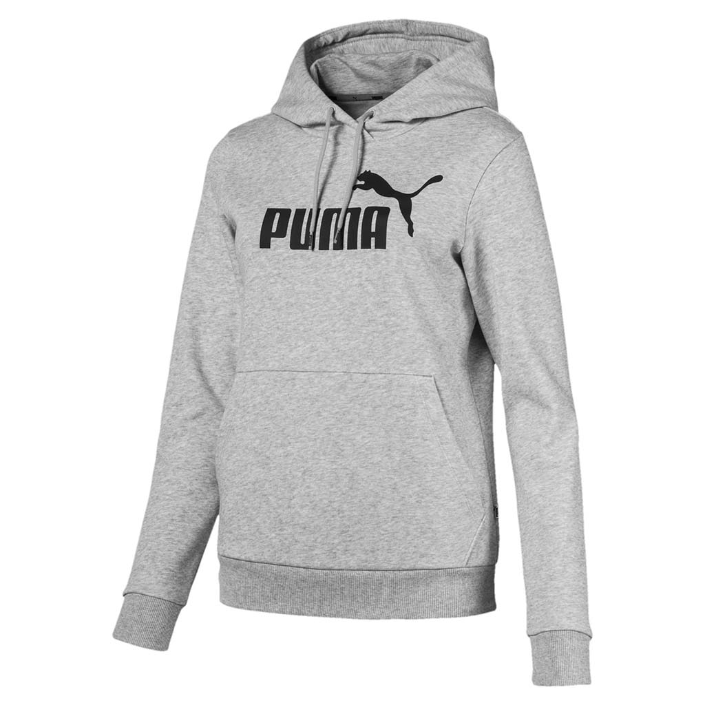 Sweatshirt a capuche Puma Essential Fleece gris pour femme