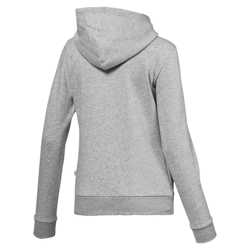 Sweatshirt a capuche Puma Essential Fleece gris pour femme rv