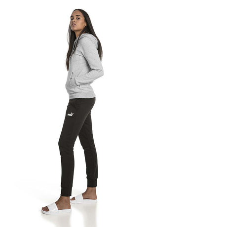 Sweatshirt a capuche Puma Essential Fleece gris pour femme lv3