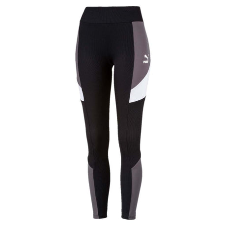 Legging sport femme Puma Archive Retro Rib noir