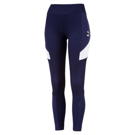 Legging sport femme Puma Archive Retro Rib bleu