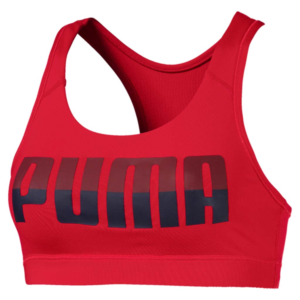 Puma Training 4Keeps medium support sports bra in black