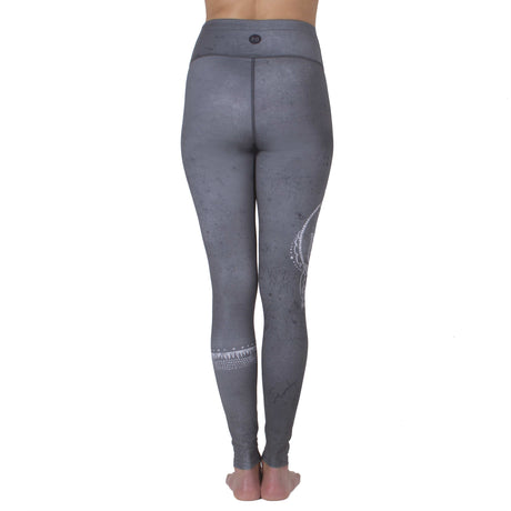 Legging de yoga Rose Buddha Hamsa Chanceux yoga leggings 